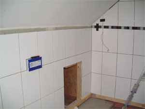 Badezimmer fliesen ....