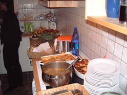 Unser Buffet ...
